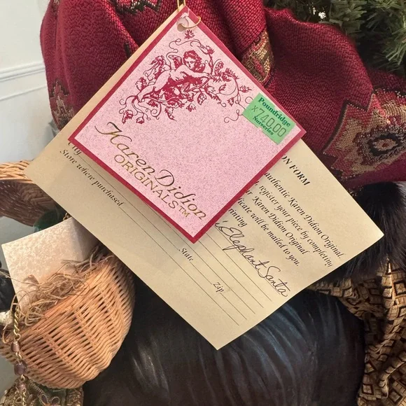 Limited edition Karen Didion light up Santa on elephant - Picture 5 of 13